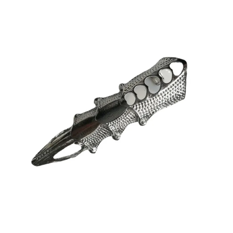 Heißer Danganronpa Fingerknochen-Ring, Dangan Ronpa Gothic Celestia Ludenberg Punk Fingerringe, Klassische Halloween Cosplay Requisiten – Detail 6