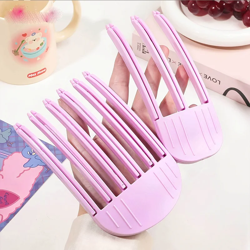 

Women Curling Fixed Shape Clips Fashion Volume Hair Roller Fluffy Hairpin Curling Bangs Clips Hair Roots Volumizing Hair Clips