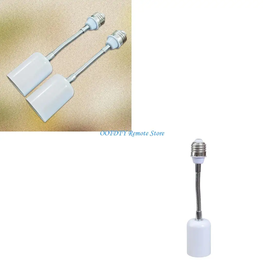 

Ceramic E27 Light Socket Adapter 400W Capacity Heat Resistant Rotating Base