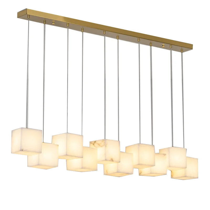 Imagem -06 - Mármore de Luxo Led Pandent Luzes Decoração Pós-moderna Luz Minimalista para o Quarto Moderno Design Nórdico Lâmpada de Suspensão Luminárias