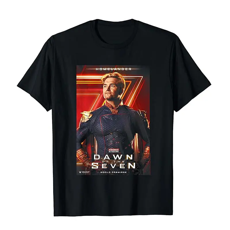 

【 Black Robe Picket 】 THE Fourth Season of THE BOYS TV Series Around The Cotton Printed T-shirt Clothing Trend