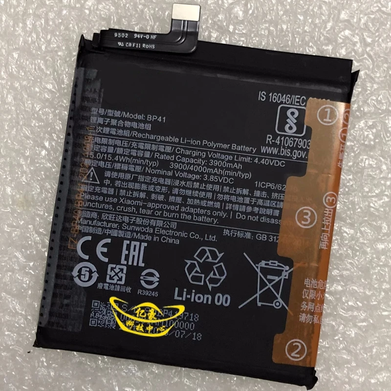 New Battery BP40 BP41 For Xiaomi Mi 9T Pro Mi9T Redmi K20 Pro K20Pro 4000mAh Mobile Phone Battery