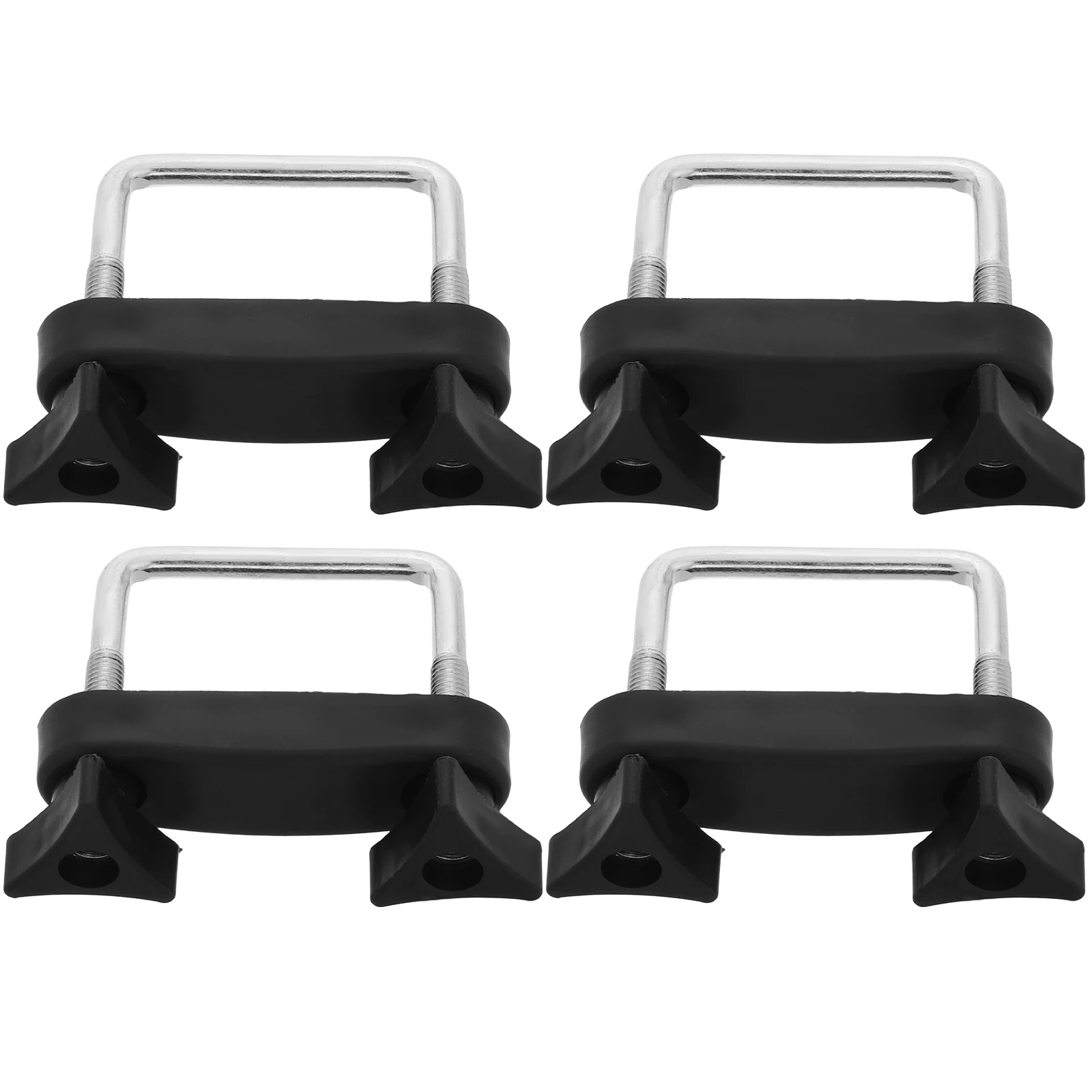 

4pcs Car Roof Luggage Rack Crossbars Clips Durable Mounting Brackets For Vehicle Roof Rail Cargo Carrier Secure Fit Travel