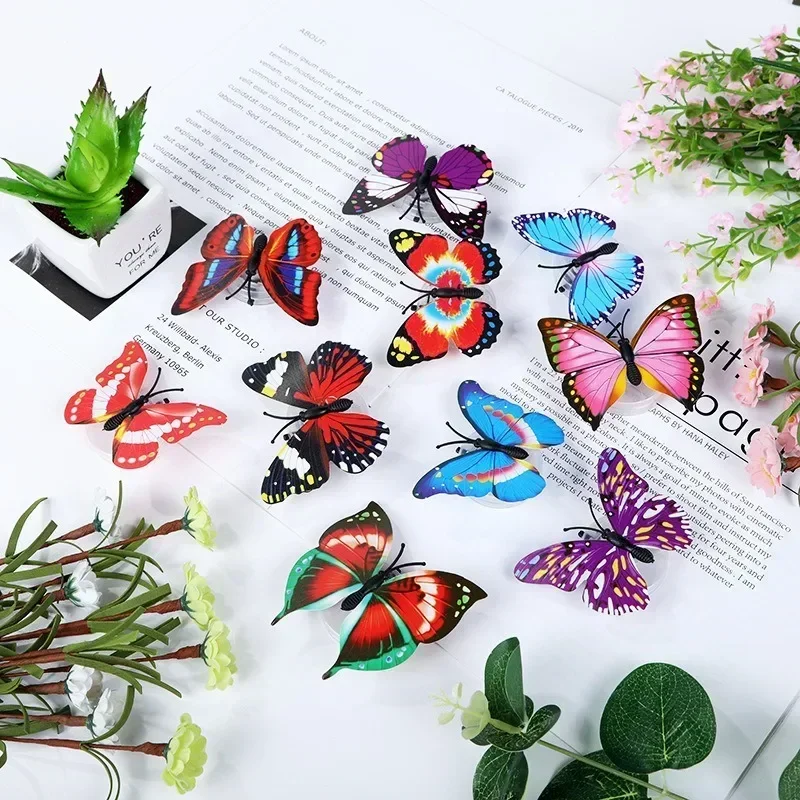 20/10/5Pcs Fairy Magic Butterfly Children Funny Rubber Band Flying in The Book Joke Toys Powered Wind Up Butterflies Party Gift