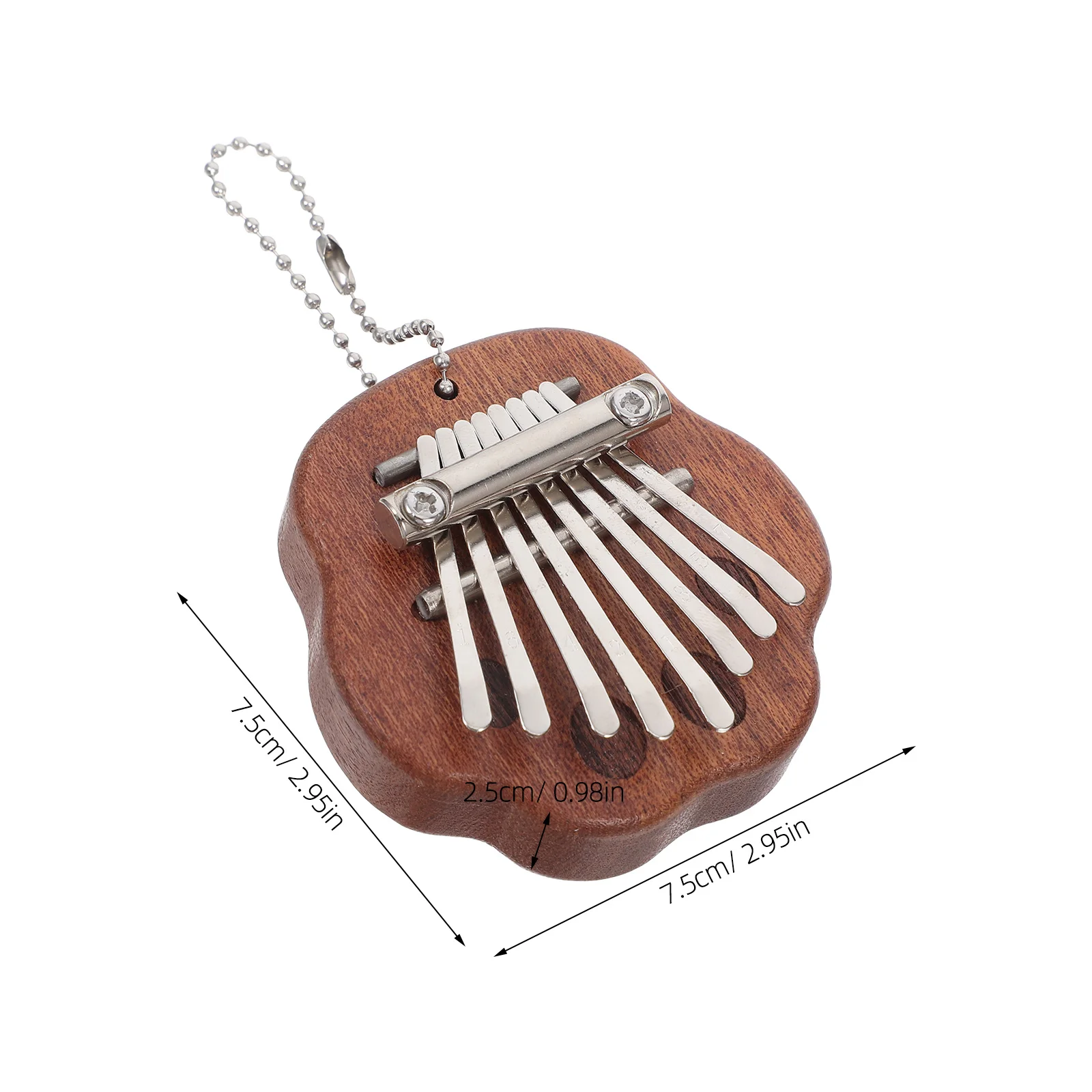 بيانو كاليمبا الاحترافي ذو 8 نغمات رقيق وخفيف الوزن ومحمول لمحبي الموسيقى والمبتدئين في البيانو الإبهام