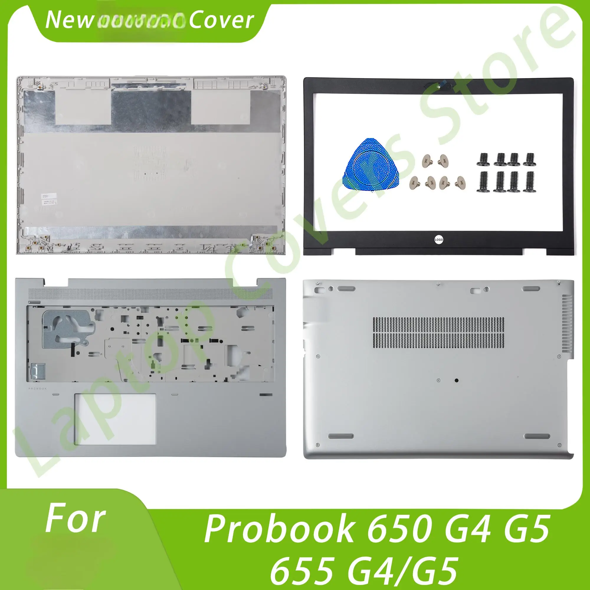 

New Laptop Covers For Probook 650 G4 G5 655 G4/G5 LCD Back Cover Lid Rear Top Front Bezel Palmrest Bottom Case Replace Silver