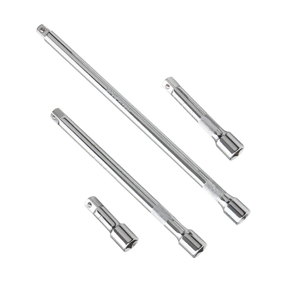 La biella della chiave include un set di accessori per aste di prolunga per estensioni da 2 pollici, 3 pollici, 4 pollici e 6 pollici in acciaio al cromo vanadio