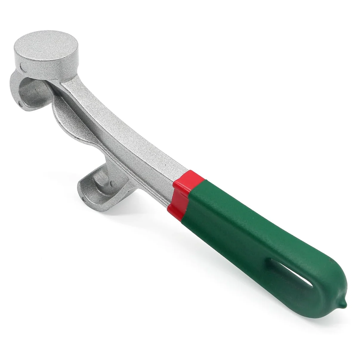 AA98 Manuelles Eimeröffner-Werkzeug, 5 Gallonen – robuster Eimerschlüssel mit Aluminiumdeckel und rutschfestem Gummigriff, mühelos geöffnet