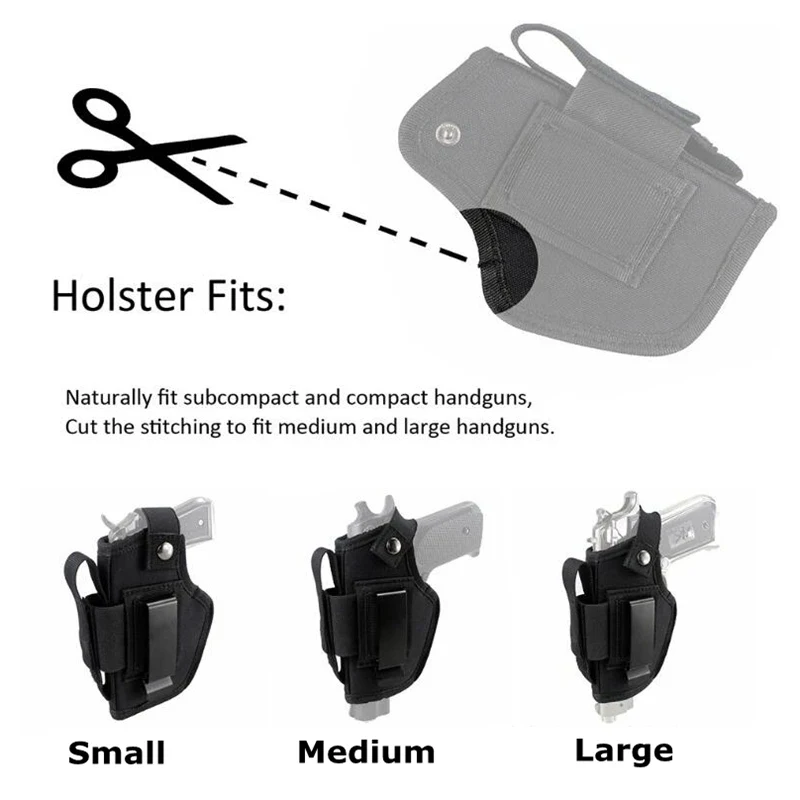 1/2/3/4Pcs Tactical Pistol Holster OWB IWB Holster Eft Right Hand Pistol Holster For GL 19 17 26,Taurus G2C,Walther PPK PPQ 22 view 5
