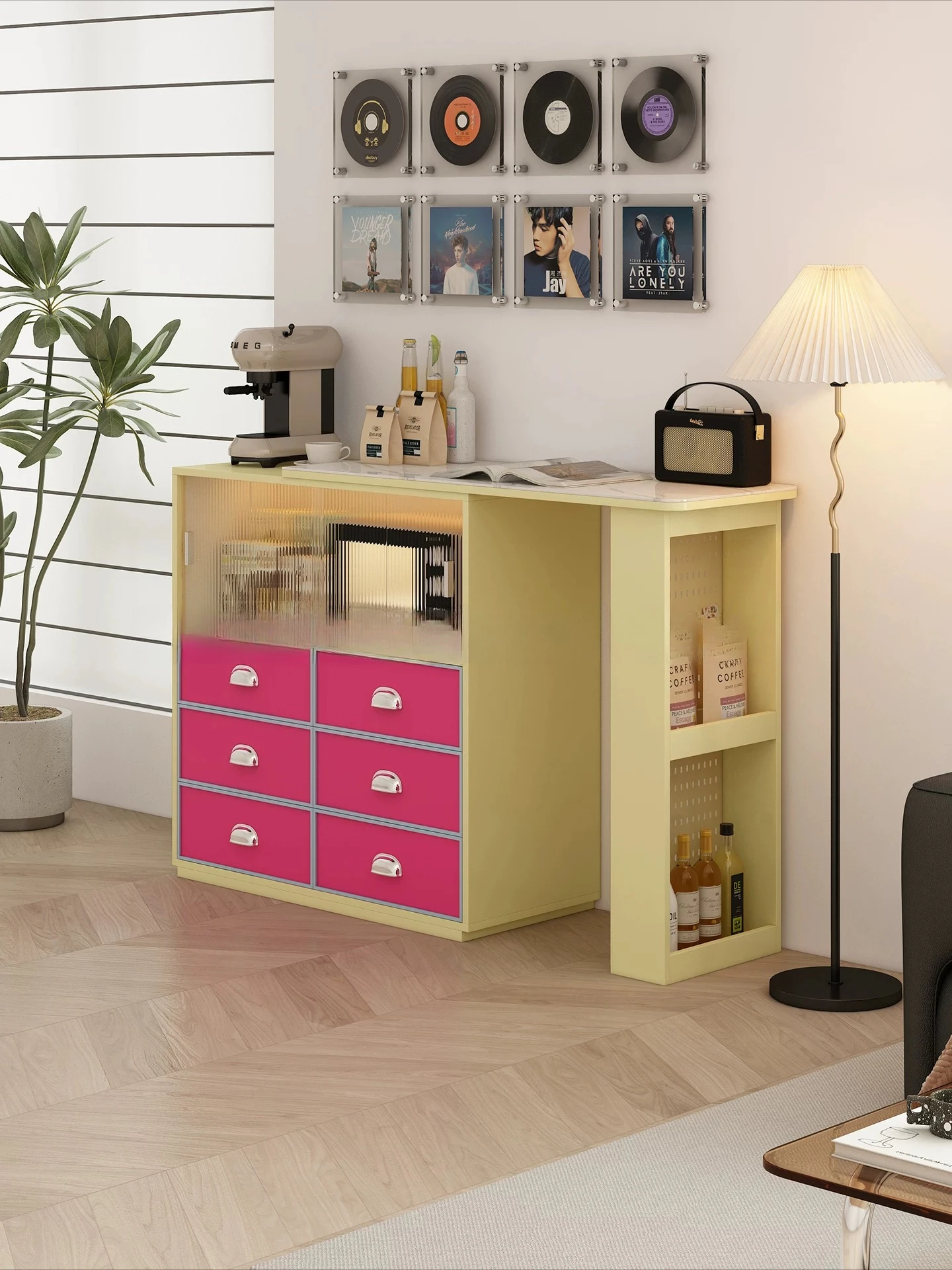 Meja pulau ultra tipis model b - Kitchen Baking Island ulasan dan harga