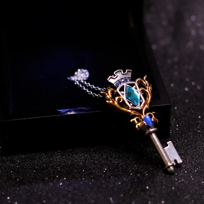 Card captor Sakura Halskette für Frauen Kinomoto Nadesiko Halsketten Frau Schlüssel Anhänger hochwertige Trend Mode Geschenk Anime Schmuck