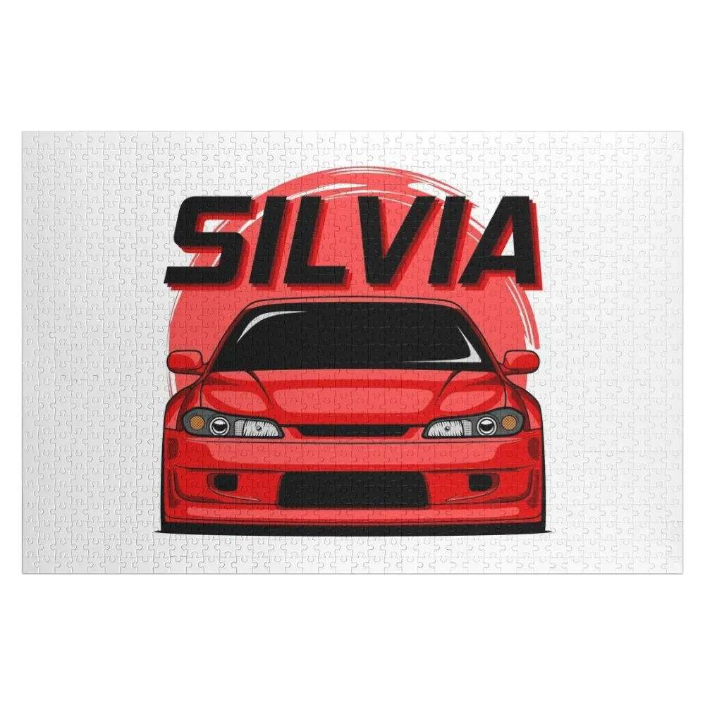 Red Silvia S15 Jigsaw Puzzle For Children Custom Gift Adult Wooden Puzzle