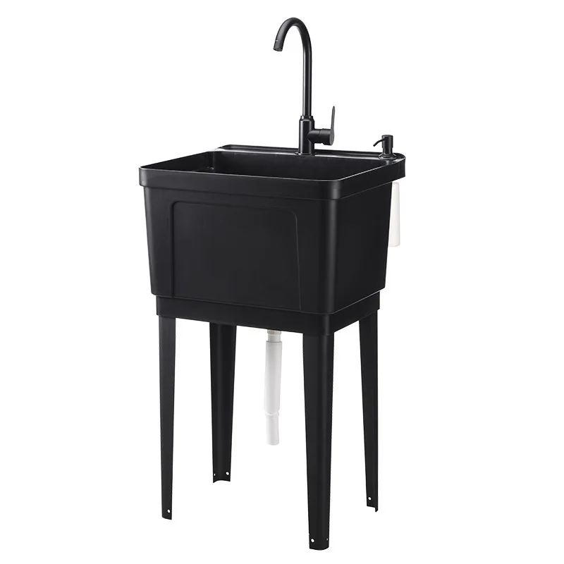 

Laundry pool Balcony Household outdoor wash basin Multifunctional integrated simple plastic sink