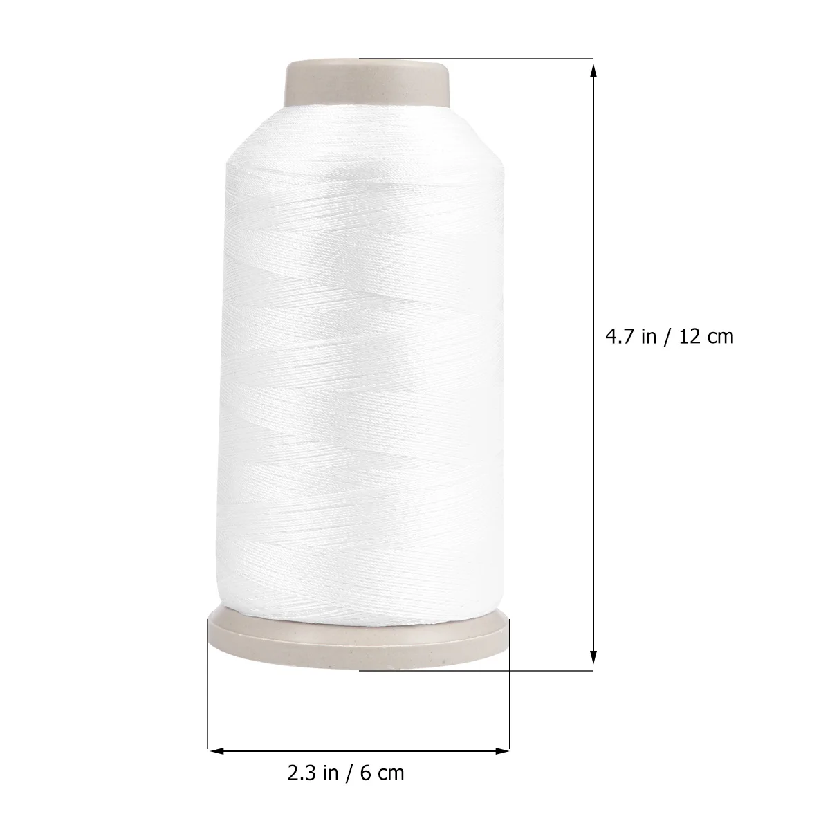 بكرات 0.3 مللي متر خيط خياطة الحرير الجليدي قوة الشد العالية لتنجيد اللحف الستائر مكبات طويلة مخروط خياطة النايلون