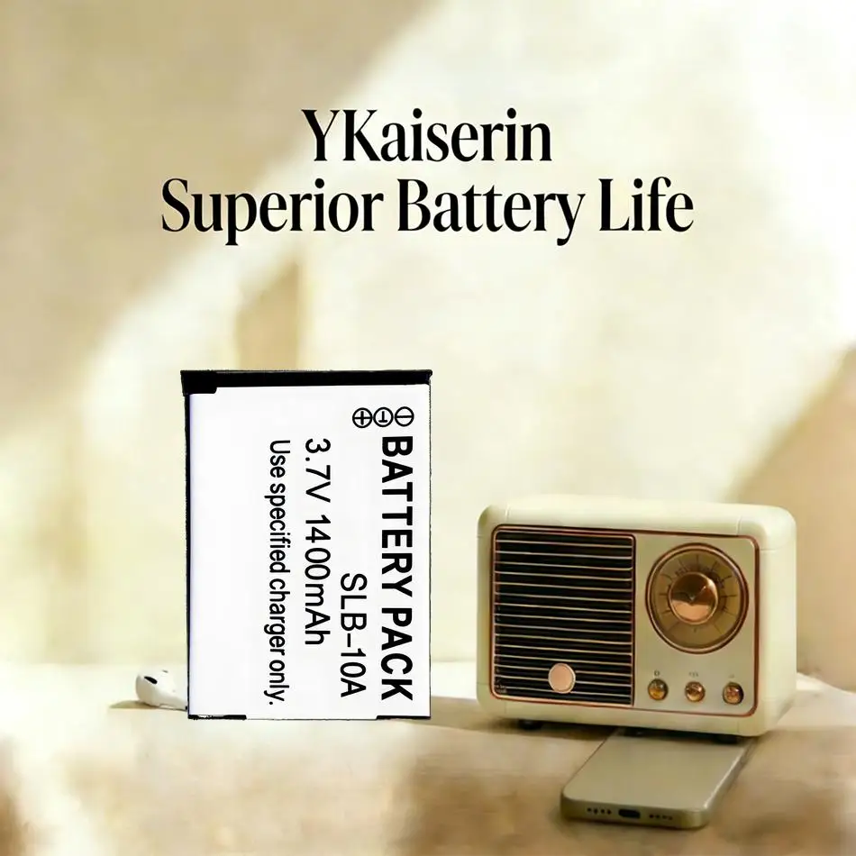 

Аккумулятор для камеры Slb-10A 1400 мАч, долговечный, легкий, для Samsung EX2F WB150F WB250F WB350F WB750 WB800F WB500 WB550