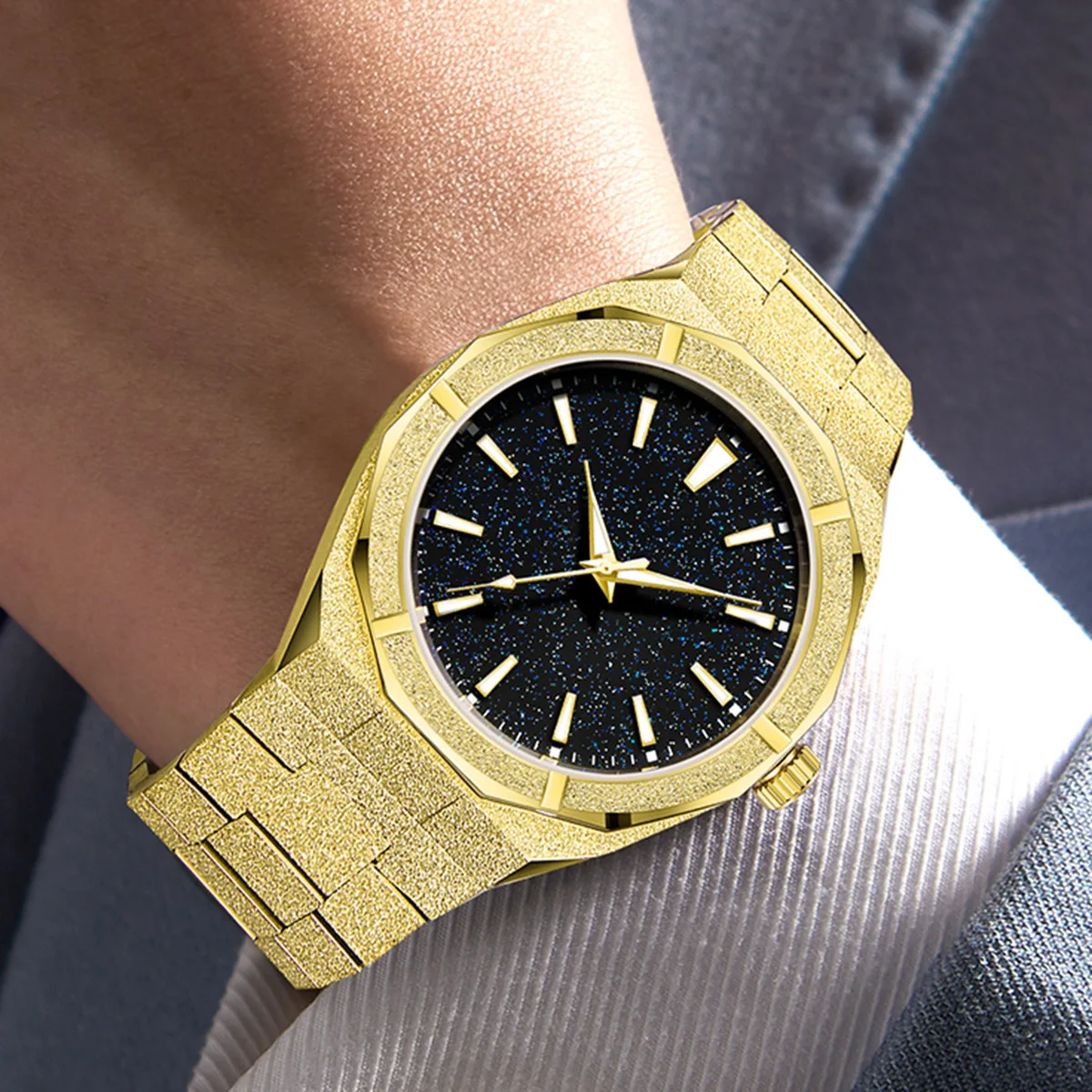 ساعات جديدة للرجال ساعة الأعمال الفاخرة الرجال مضيئة مقاوم للماء كوارتز ساعات المعصم الذكور ساعة Relogio Masculino انخفاض الشحن #3