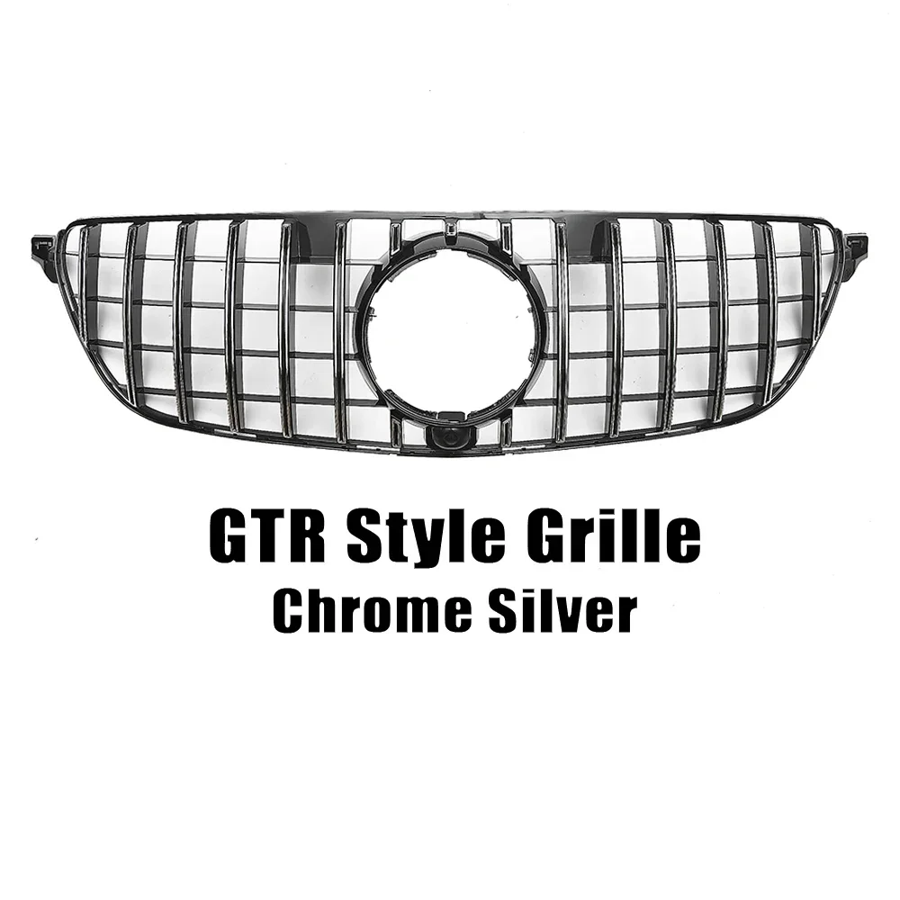 Xvip Chromen Diamanten Stijl Race Grille Voor Mercedes Benz Gle C292 Gle350 Gle450 Gle500 Gle43 Amg 2016-2019 Bovenste Roosters