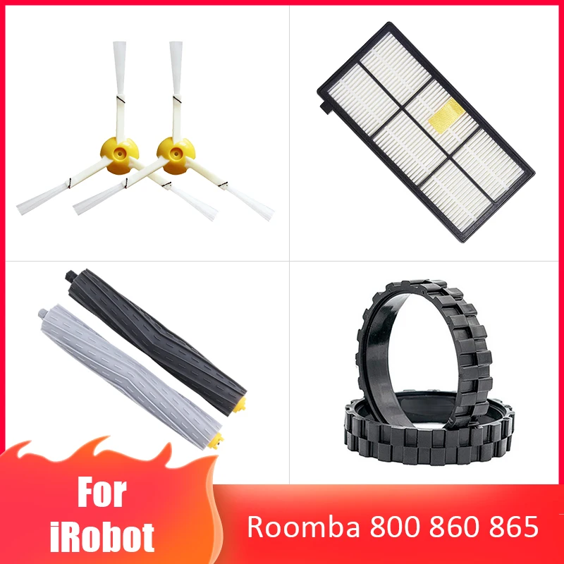HEPA Filters Brushes Replacement Parts Kit For IRobot Roomba 980 990 900 896 886 870 865 866 800 Vacuum Cleaner Accessories Kit