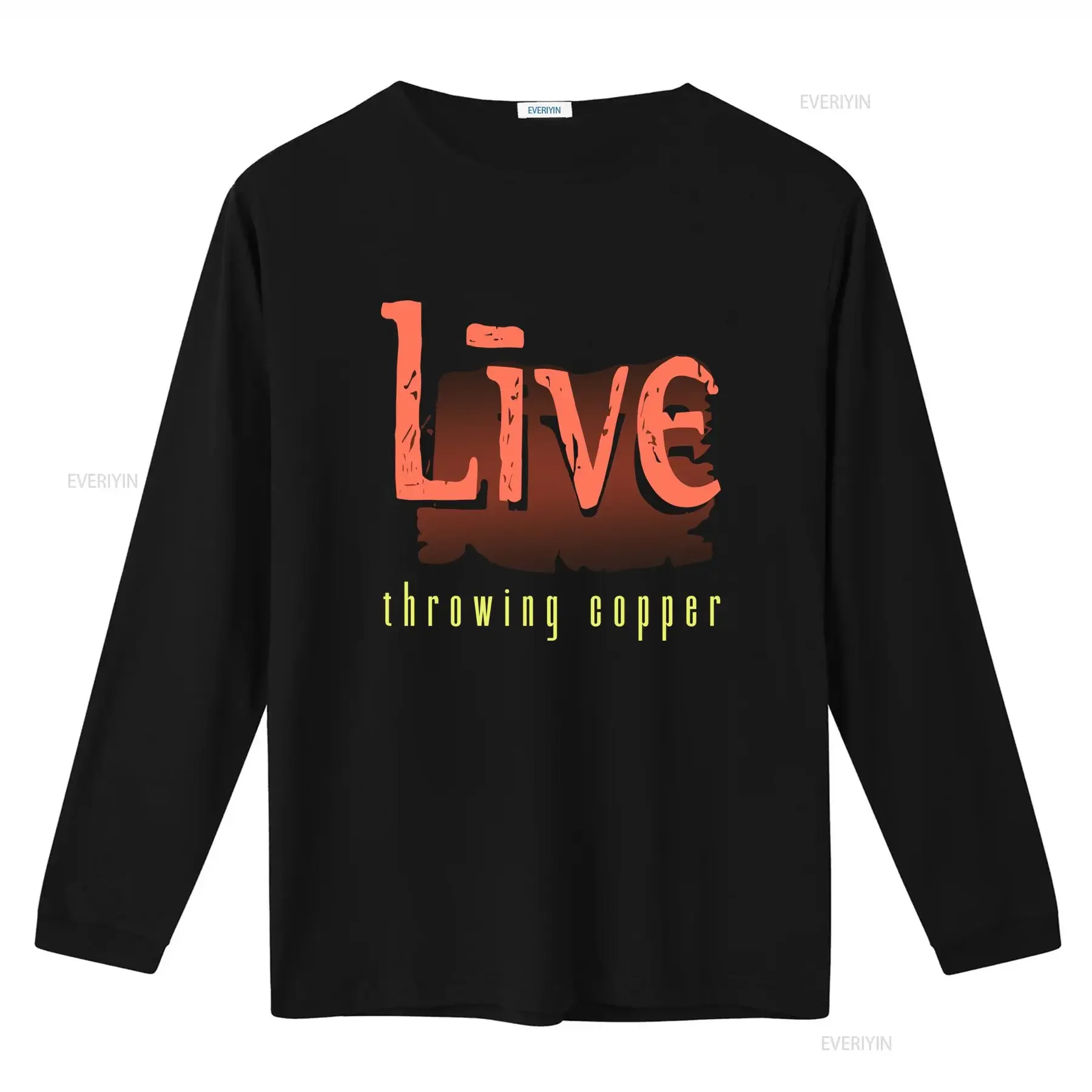 1994 Vintage Live Throwing Copper Tour T Shirt Retro Rock Band Concert vintage Washed Top For Everyday Wear fashion Stylish