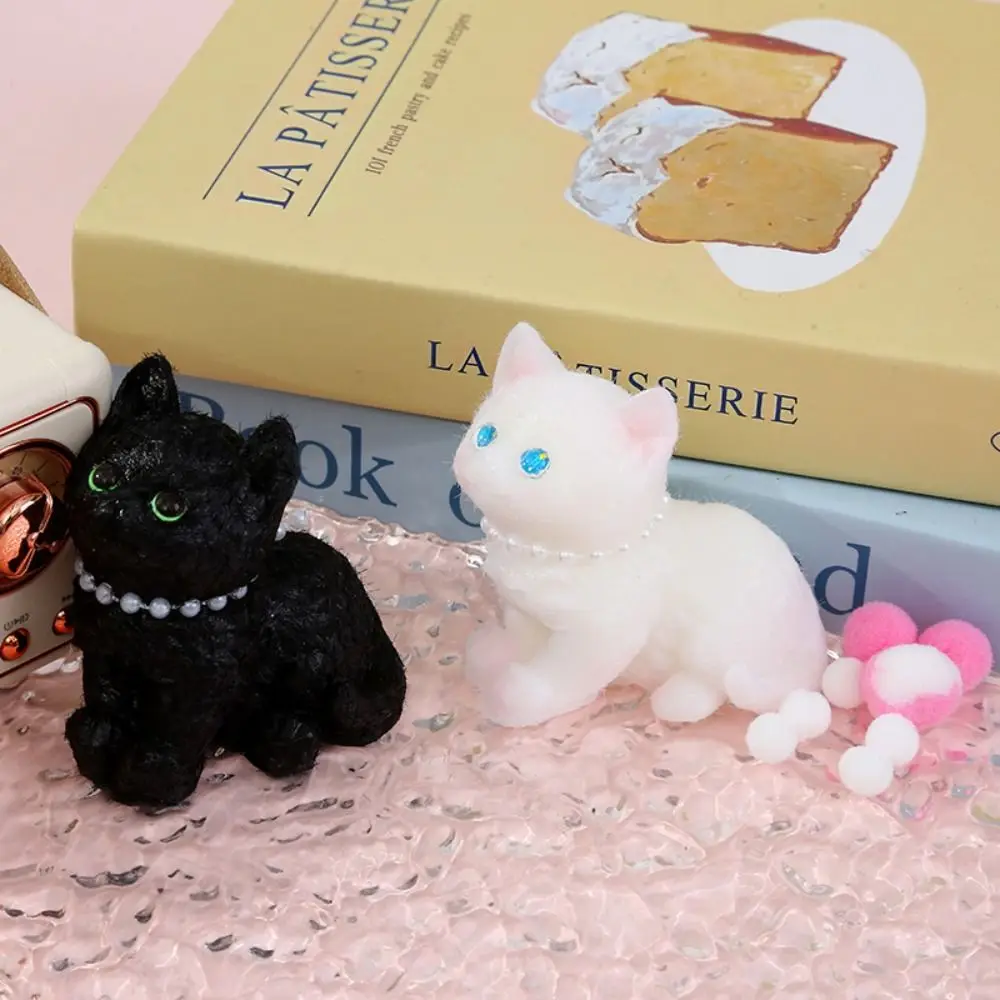 ของเล่นตลก Sensory Little Cat Squeeze ของเล่นช้า TPR การ์ตูน Fidget ของเล่นซิลิโคนนุ่ม Cat Pinch ของเล่นเด็กตุ๊กตา Tricky