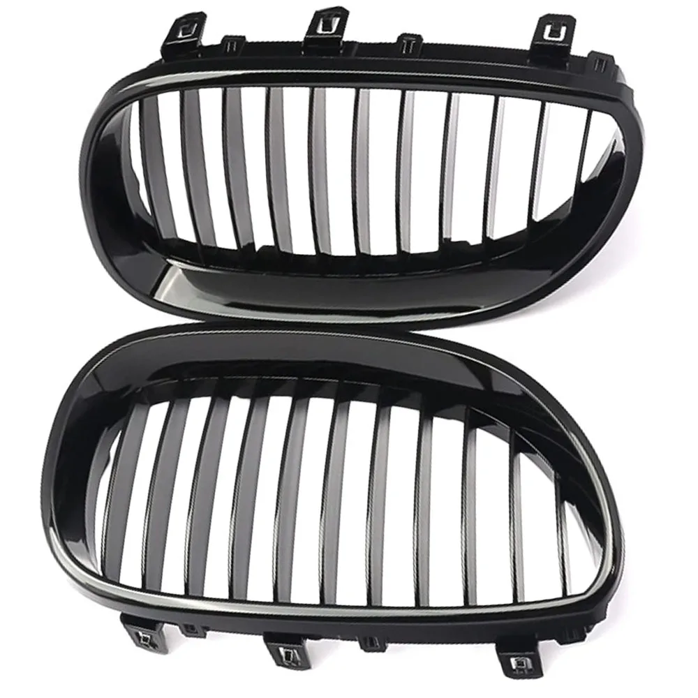 Car Stying Front Hood Kidney Grill Racing Grille Single Line for 5 Series M5 E60 E61 525i 528i 530i 535i 540i 545i 550i 04-09