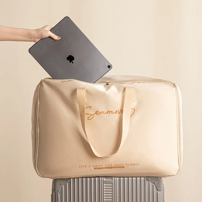 

Большая пылезащитная сумка-органайзер для хранения одеял и одежды, для путешествий и переездов, для шелка, хлопка, пуха, шерсти