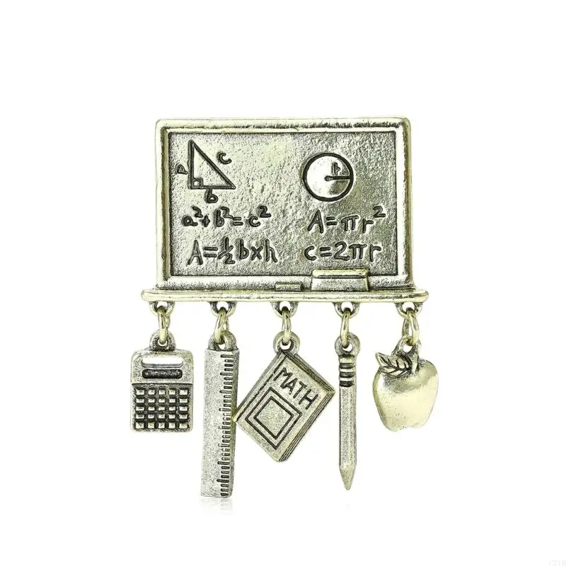Creative School Season Brooch Pin Made of Quality Alloy for Students Teachers and Unique Stationery Gifts