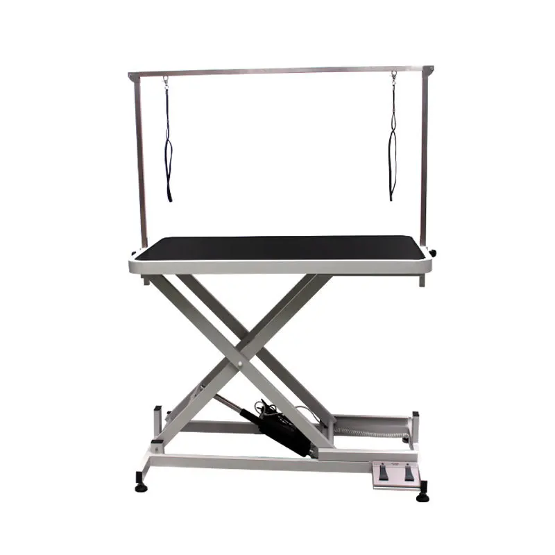 

. Pet beauty table bracket, dog beauty table fixing rope, stainless steel suspension rod fixing bracket, lifting and rotating f