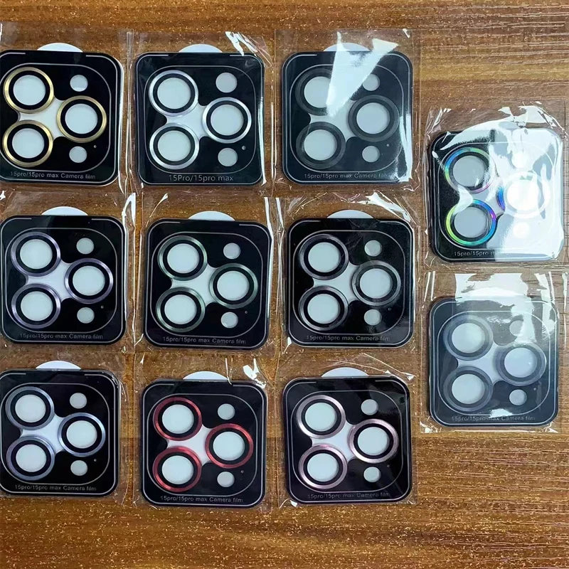 100PCS Quick Stick Installation Artifact Rings For IPHONE 14 15 16 plus 13 12 11 Pro Max mini 3D Camera lens Screen protector