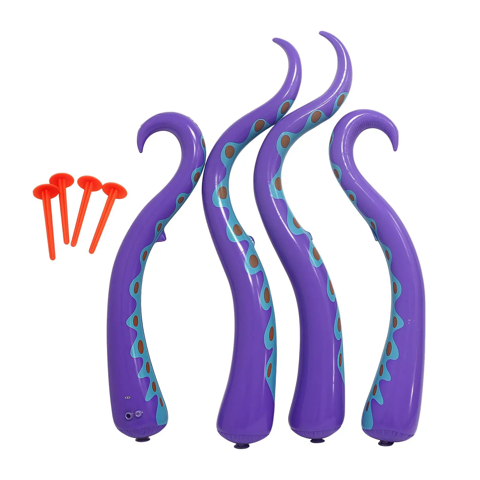 4x Halloween Inflatable Octopus Tentacles PVC Horror Supplies Creative Window Decorations for Door Window Garden Lawn Yard 4x Halloween Inflatable Octopus Tentacles PVC Horror Supplies Creative Window Decorations for Door Window Garden Lawn Yard