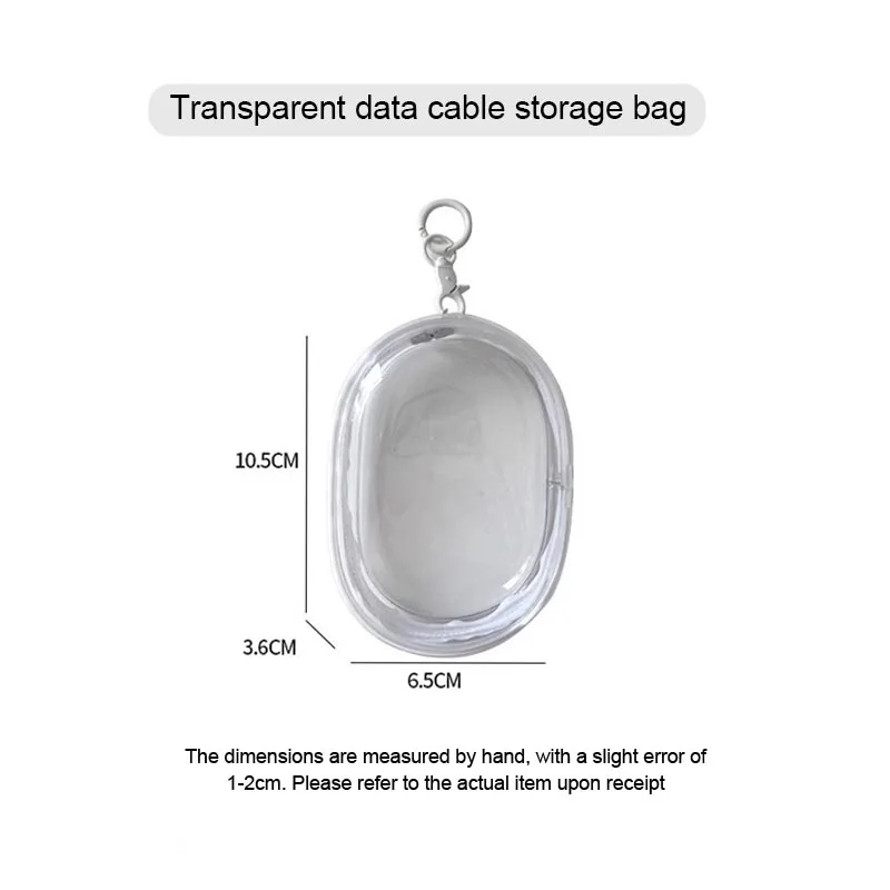 جديد بولي كلوريد الفينيل الحقيبة شفافة شفافة المفاتيح حقيبة دمية الحقيبة كيرينغ الحقيبة YSB01 #3