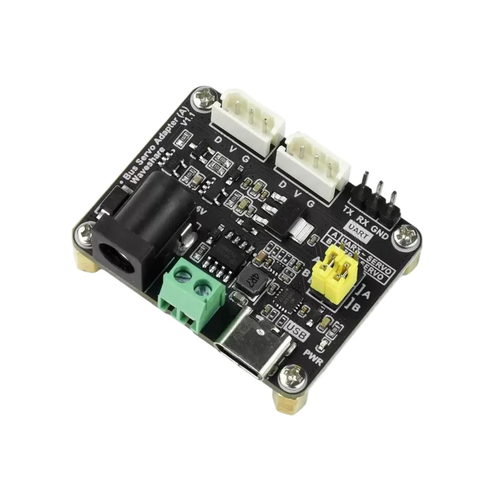 

DC9-12.6V Serial Bus Servo Driver Board with Integrated Power Supply and Control Circuitry UART Interface ST/SC for RPI