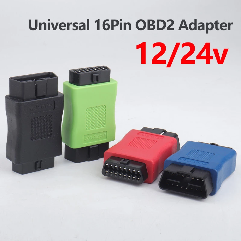

Адаптер OBD2 12 В 24 В Удлинительный кабель OBDII 16-контактный интерфейс «папа-мама» Разъем адаптера OBD 2 16-контактный разъем-удлинитель