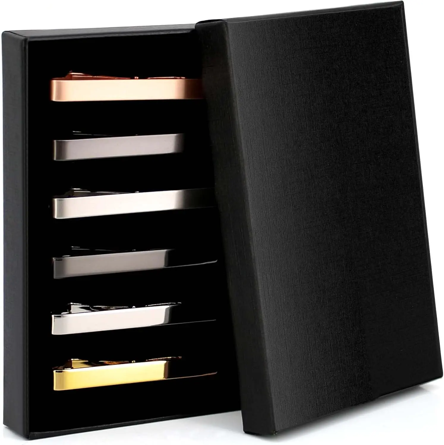 

Elegant Tie Clip for Men, Formal Business Wedding Tuxedo Shirts Accessory, Personalized Gift Box for Father Boyfriend Friends