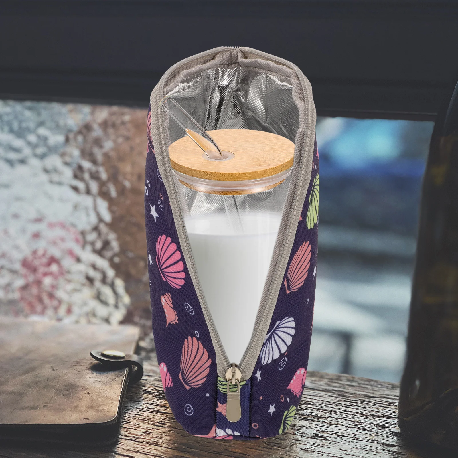 

Insulated Baby Bottle Bag Portable Oxford Cloth Milk Bottle Case for Travel Warmth Retention Sturdy Lightweight Feeding Bottles