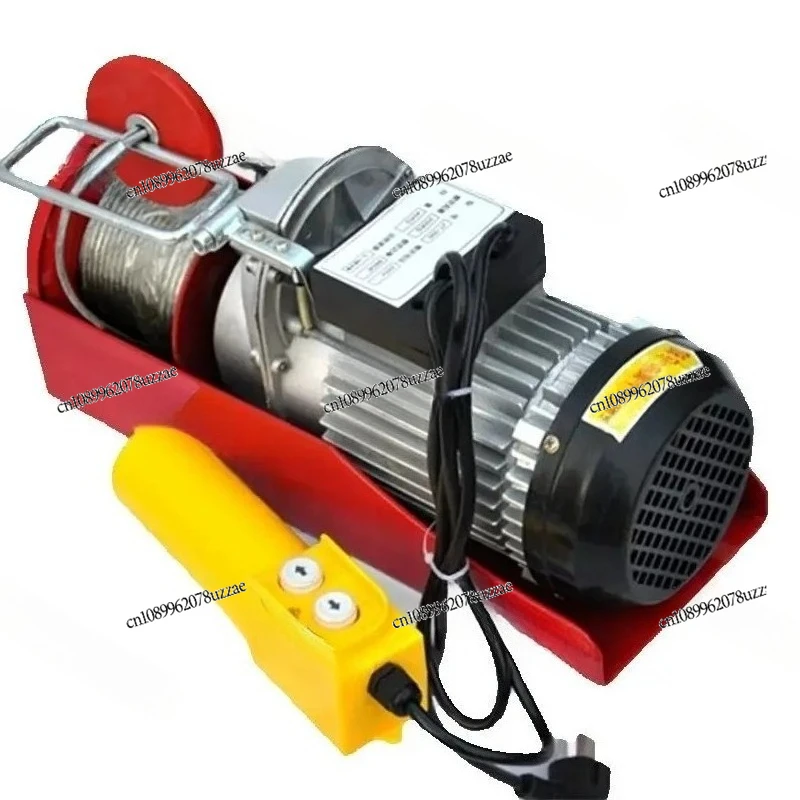 

220V Electric Hoist with Wired/Wireless Remote Control Lifting Crane Cable Hoist Winch for Boat Car Garage Elevator