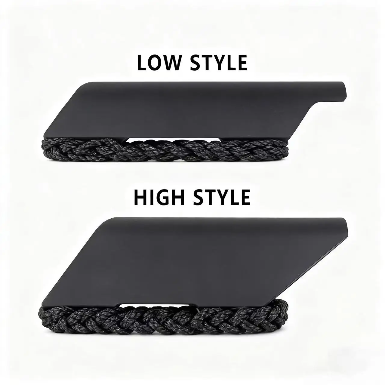 

Premium Nylon Tactical AR Riser Pad - CTR Rear High-Low Tail Design Heat Resistant Soft Elastic Chin Guard