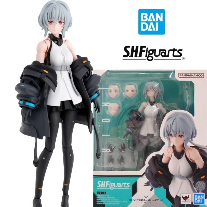 

In Stock Original BANDAI S.H.Figuarts Synduality Noir Action Figure Anime Figure Doll Ornaments Toy Gift for Kid Model Doll