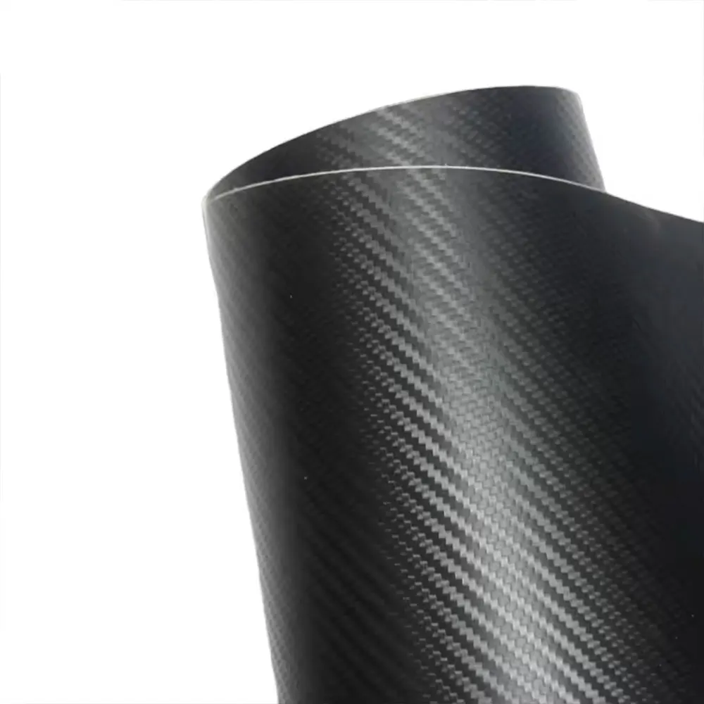 3D Matte Black Carbon Fiber Vinyl Wrap Film Auto Wrapping Folie Fahrrad Haut Auto Körper Aufkleber Abdeckung Motorrad Mit Air Release