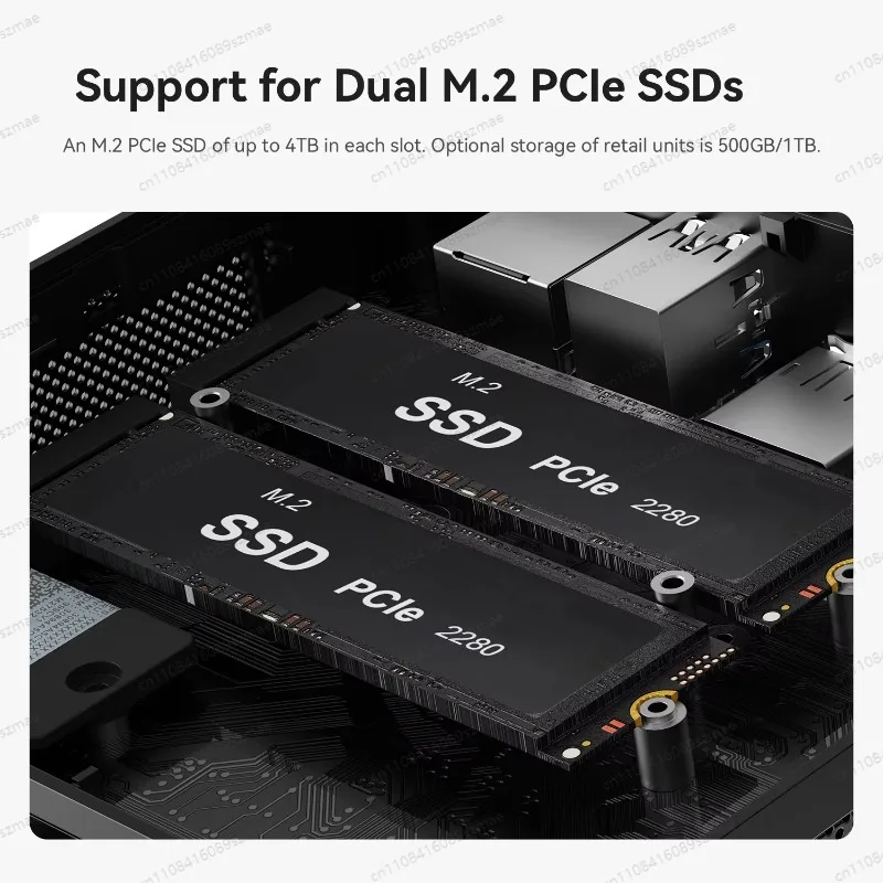 라이젠 7 7735HS 미니 PC, SER5 Max, 24GB LPDDR5 및 1TB PCIe SSD 탑재, WiFi 6, BT5.2, HDMI/DP/USB-C를 통해 트리플 4K 디스플레이 지원 썸네일 3