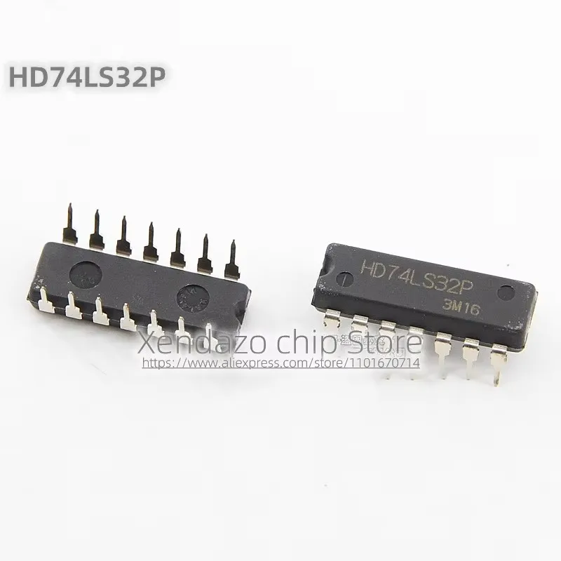 5pcs/lot HD74LS32P HD74LS32 74LS32 DIP-14 package 2 input four or gate logic chip