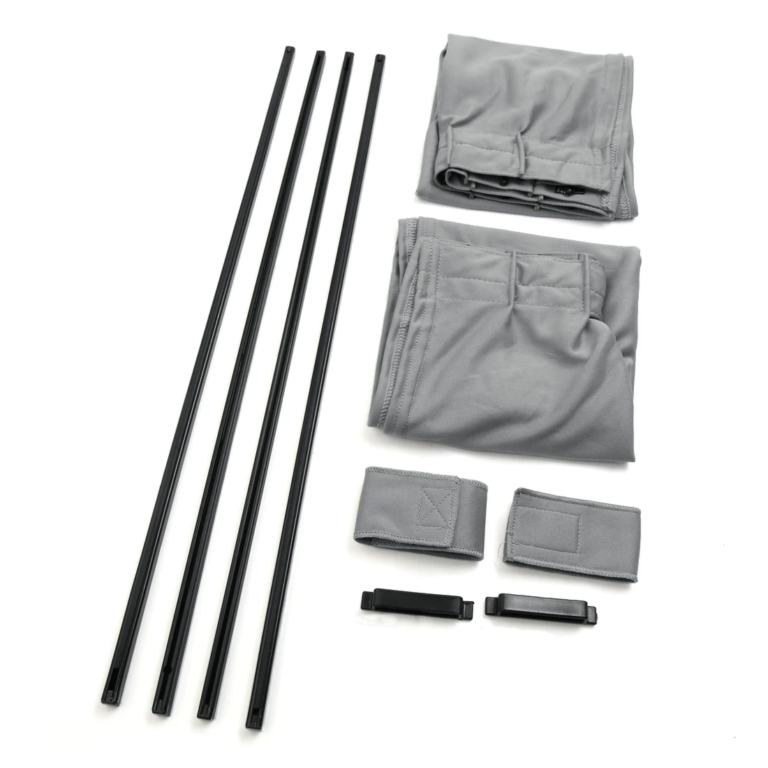 

Uxcell 2 Pcs 70 X 39cm Gray Adjustable Vip Car Window Curtain Sunshade Visor