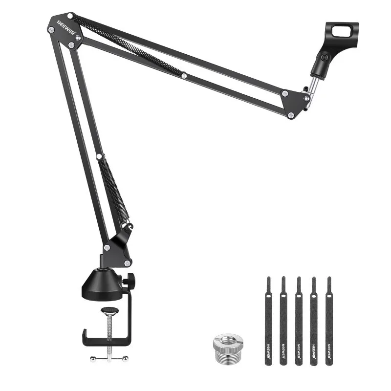 Black/red/white NW-35 condenser microphone single bracket, a shockproof folding bracket