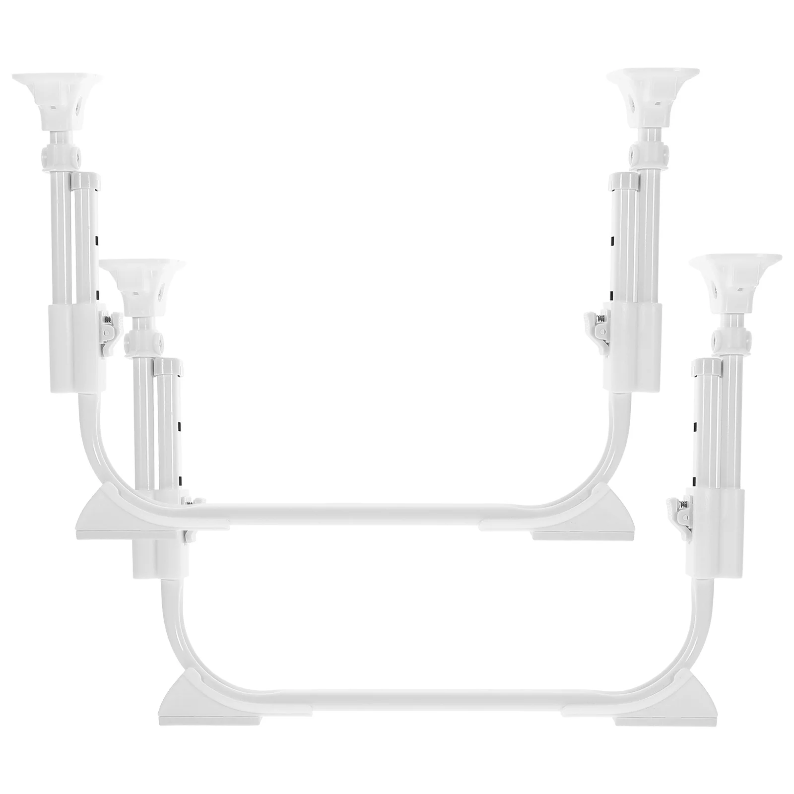 

1 set U-Shaped Desk Legs Foldable Adjustable Metal Table Feet For Laptop Bed Computer Workbench Strong Abs Non-Slip Diy