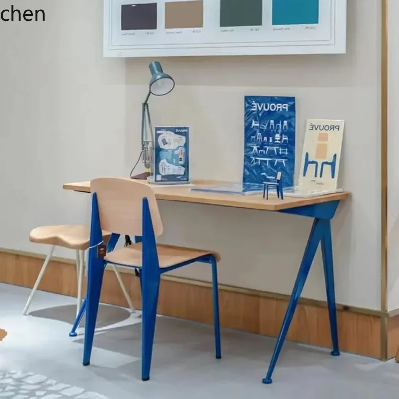 TQH7.2 Office Desk Nordic Solid Wood Workbench Multifunctional Solid Wood Table