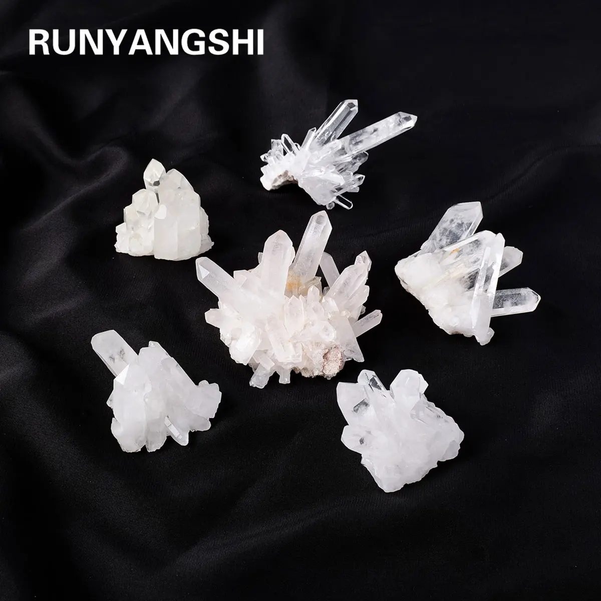 1pc Natural Raw Clear Quartz Quartz White Crystal Cluster Healing Stones Specimen Home Decoration Crafts Decoration Ornament