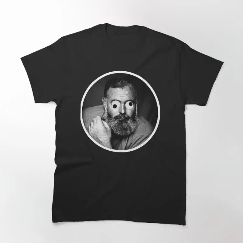 Googly Eyed Ernest Hemingway T-Shirt