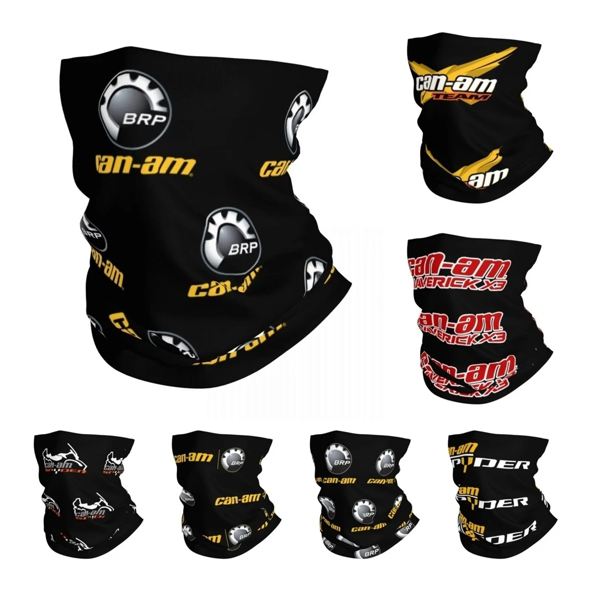 Can Am BRP Moto Racing Canam Bandana Neck Cover Magic Scarf Multifunctional Headband Outdoor Sports for Men Women Adult Washable