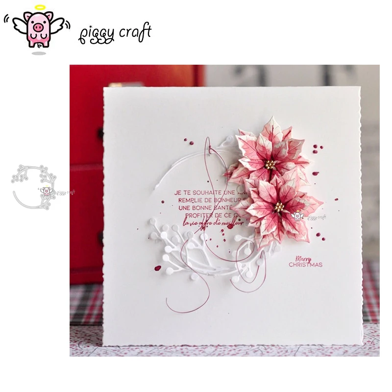 Piggy Craft metal cutting dies cut die mold Berry ring Scrapbook paper craft knife mould blade punch stencils dies