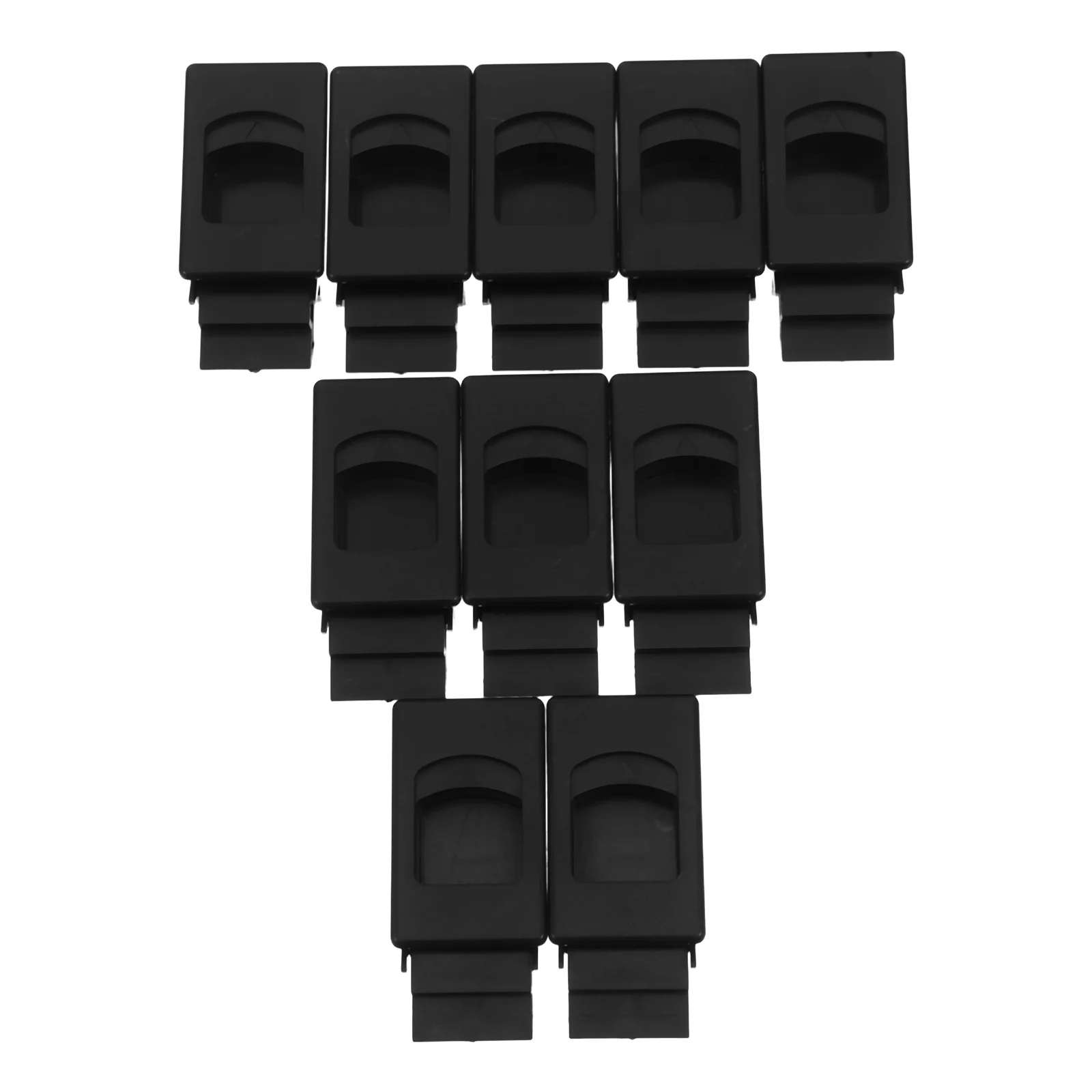 

10Pcs Hidden Door Lock Push Pull Plastic Cabinet Latch for Indoor Distribution Box Door Lock Accessories Case Latches